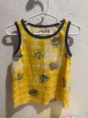 Jumping Beans Yellow Paw Patrol Tank Top for Kids